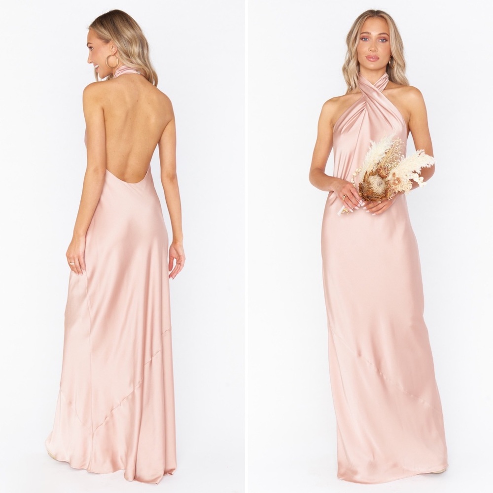 Show Me Your Mumu Jasmine Halter Maxi Dress